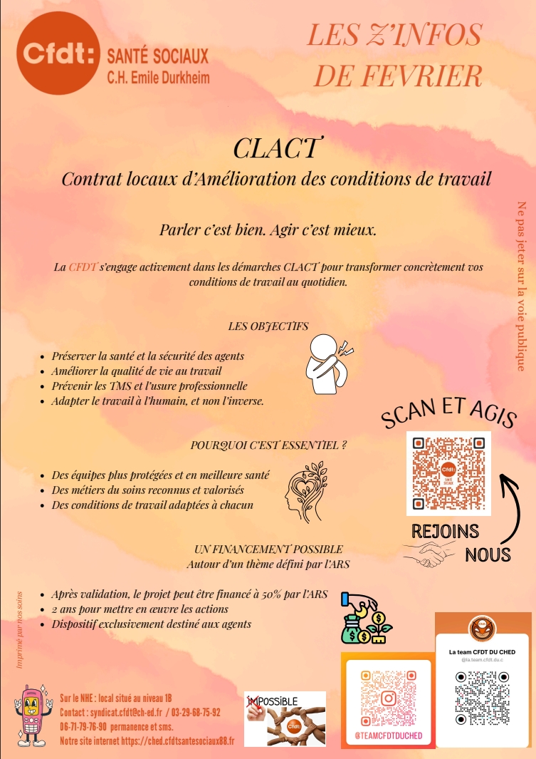 Les z'infos de février 