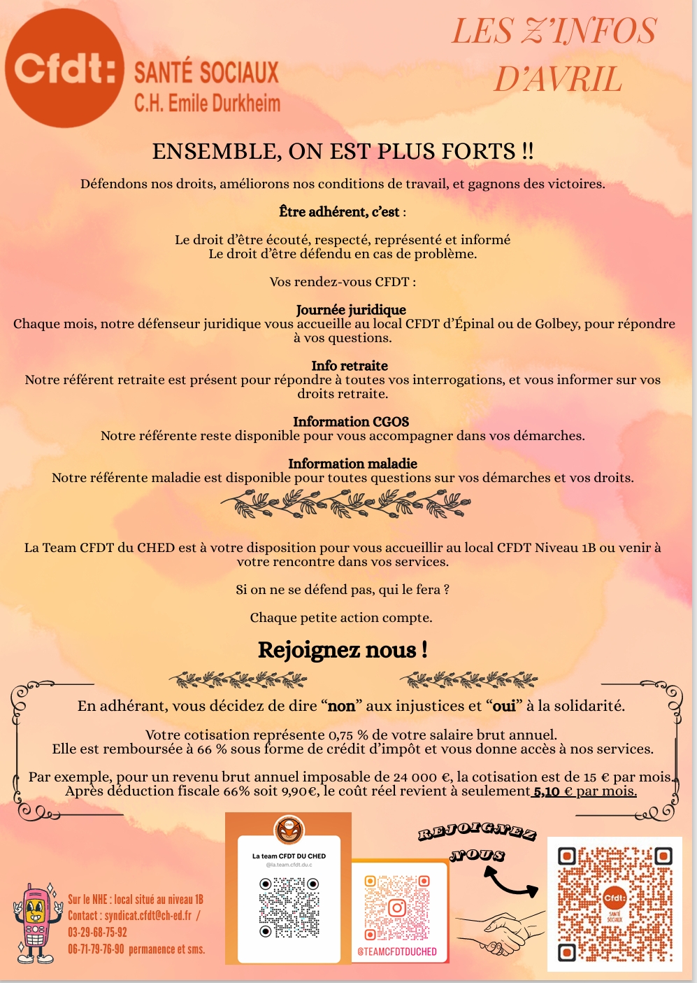 Mensuel Les z'infos d'avril